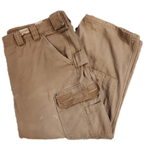 Duluth Trading Co Tan Heavy Duty Work Pants - Picture 1 of 13